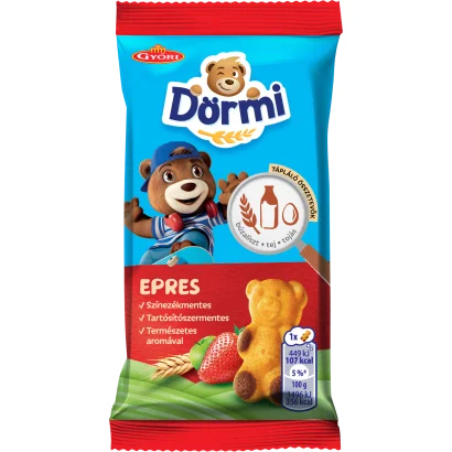 Dörmi puha piskóta almás-epres töltelékkel 30 g