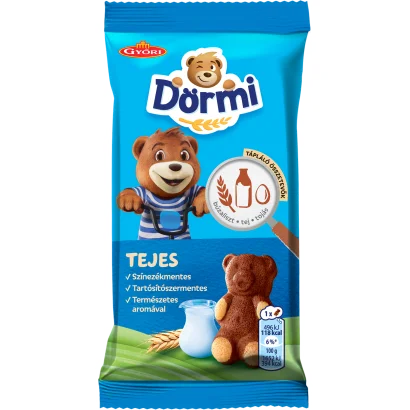 Dörmi tejes krémmel töltött puha piskóta 30 g