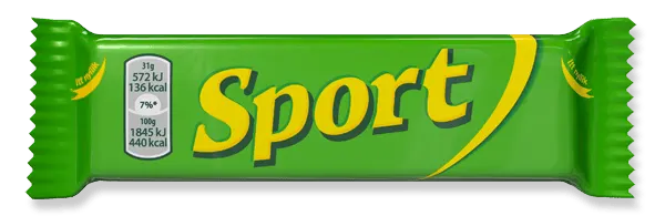 Sport szelet étcsokoládéba mártva 31g