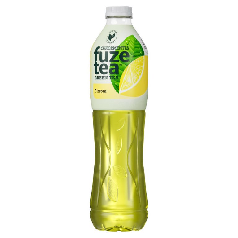 Fuze Tea szénsavmentes citromízű üdítőital zöld tea kivonattal édesítőszerekkel 1,5 l