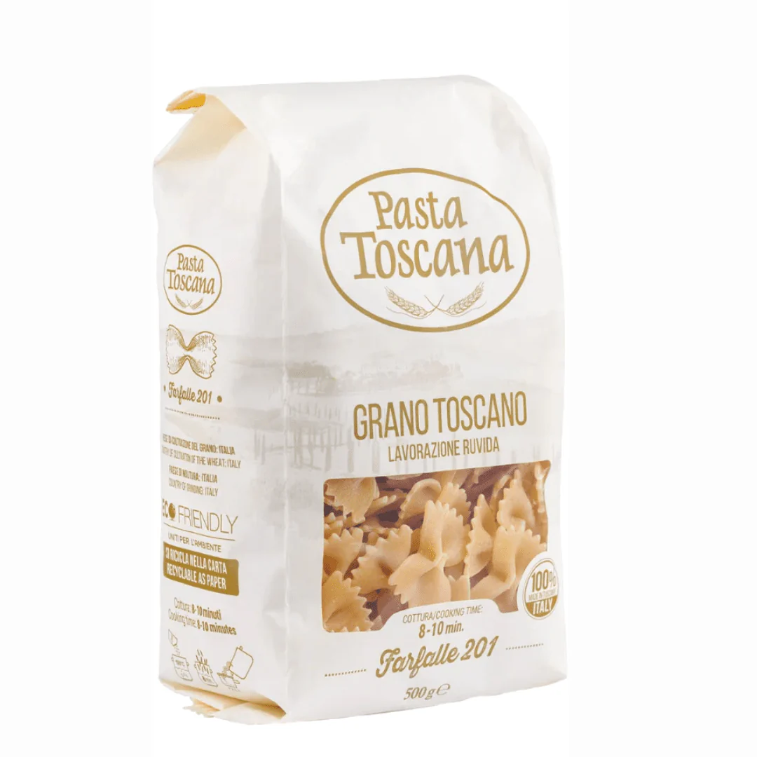 Pasta Toscana Farfalle (n° 201) prémium olasz durumbúza tészta 500g