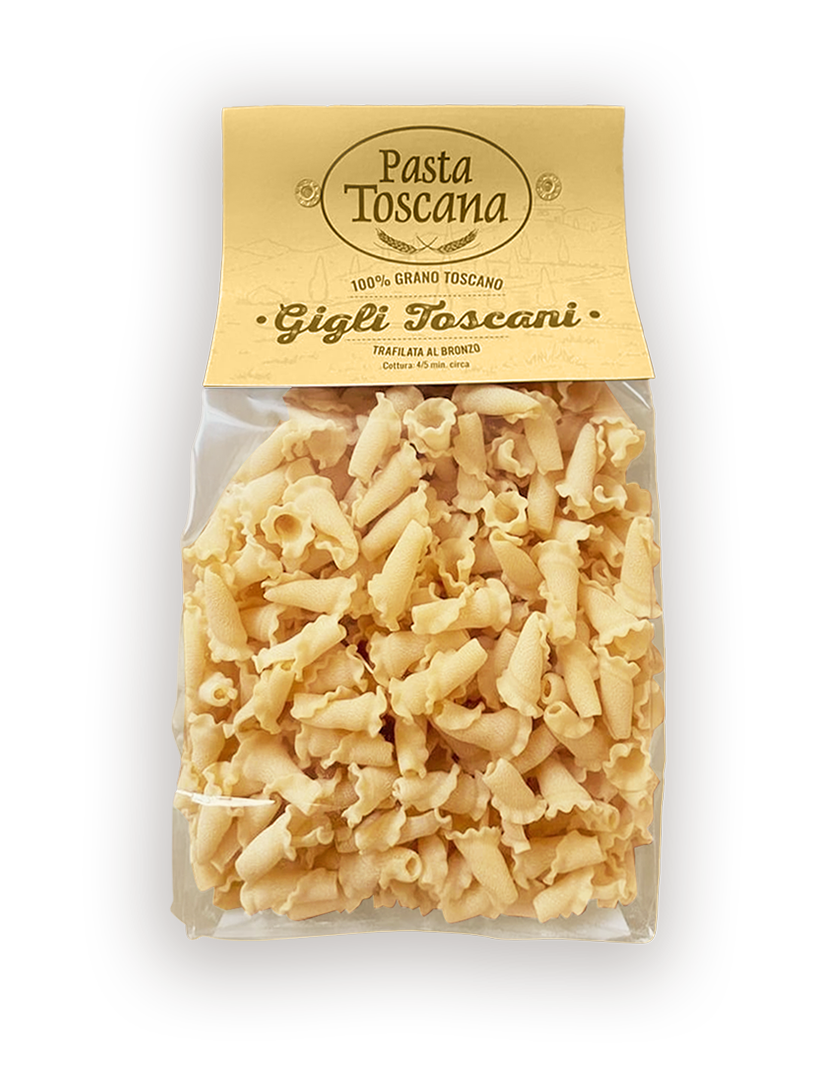Pasta Toscana Gigli Toscani prémium minőségű olasz száraztészta 500g