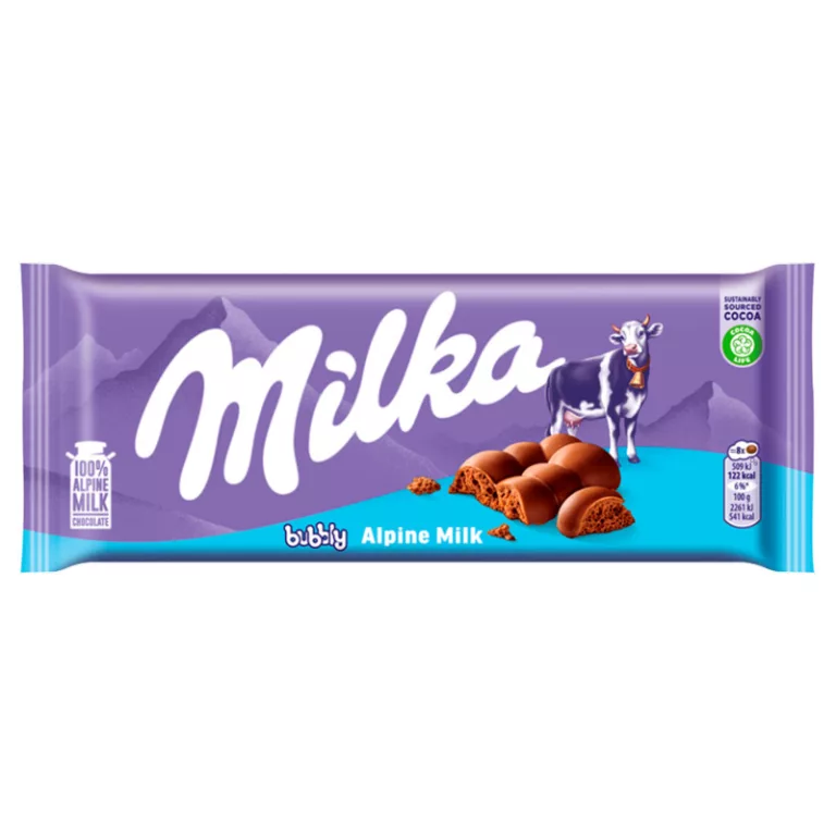 Milka Bubbly Alpesi Tejcsokoládé 90 g