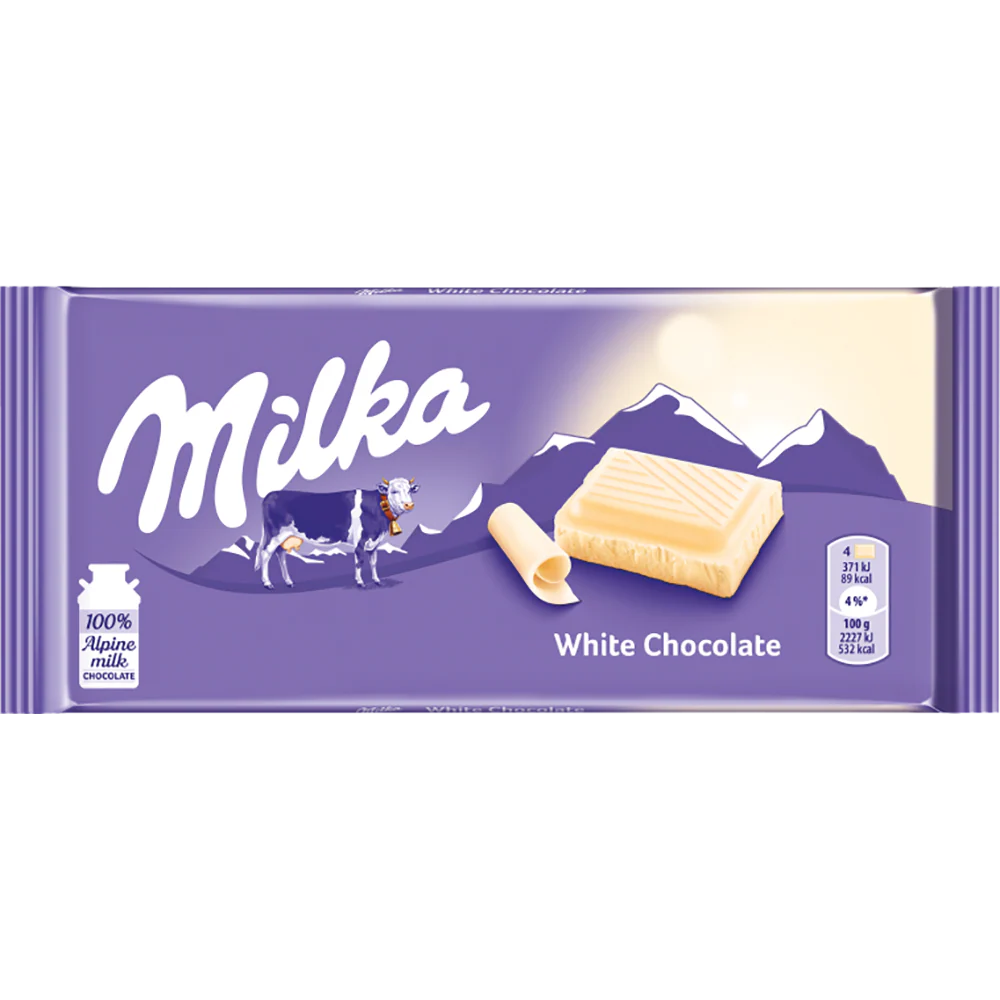 Milka Fehércsokoládé 90-100g
